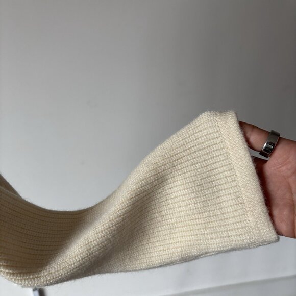 Lucca Women’s V Neck Sweater Polo Collar Size XS Beige Academia Neutrals Capsule - Picture 7 of 14